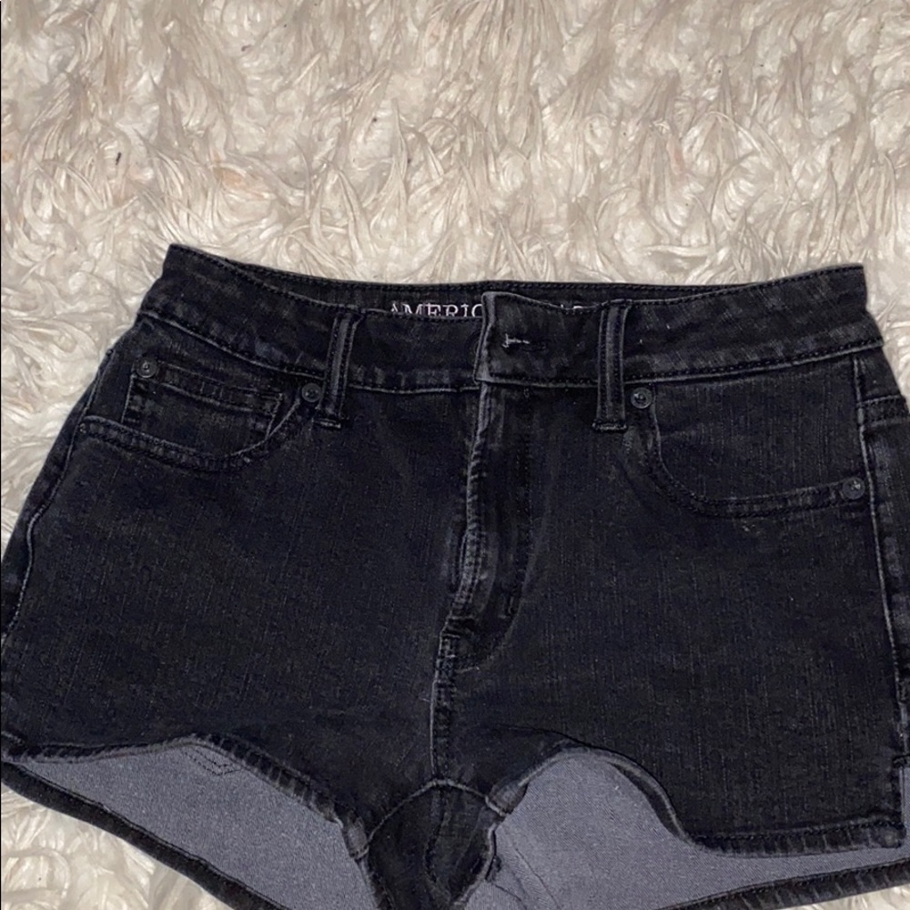 Black American eagle shorts